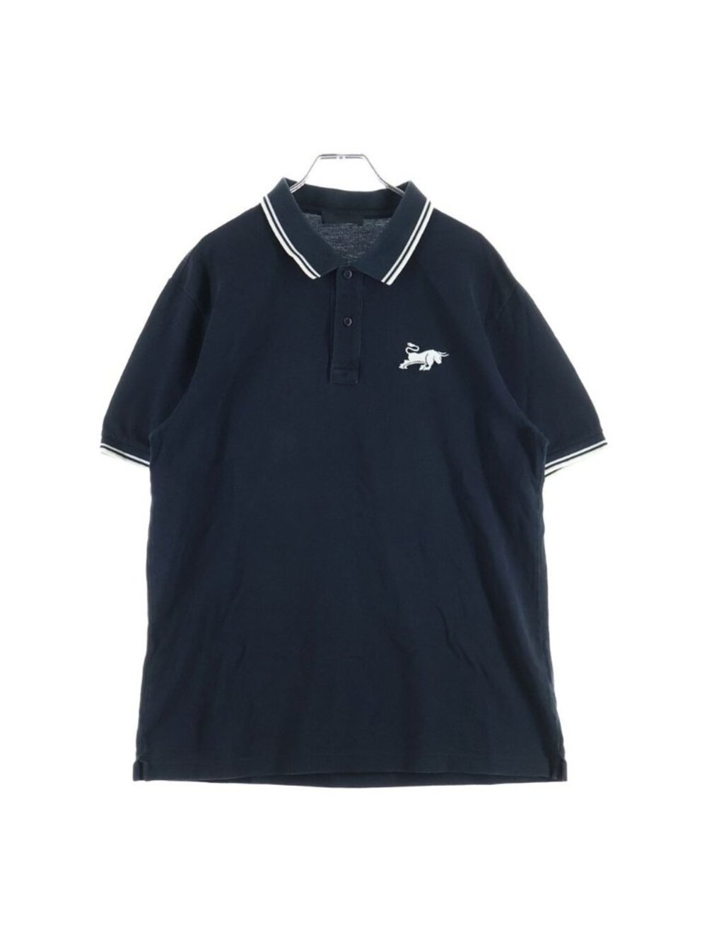 Prada Polo Shirt Short Sleeve Black